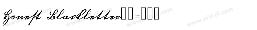 Honest Blackletter字体字体转换